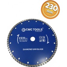 Cmc Tools CMC6044 Fayans Karo Seramik Granit Beton Kesme Diski 230 mm Turbo Elmas Testere