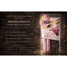 Browlash Ex 2 Step Curl Lock Mascara – Japon Uzun Süre Kalıcı Kirpik Maskarası (Sheer Brown)