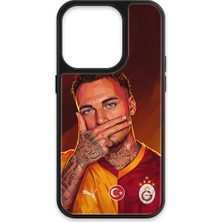 Belirtilmemiş iPhone 15 Pro Uyumlu Galatasaray Noa Lang Gol Sevinci Cam Lisanslı Telefon Kılıfı