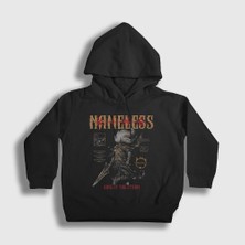 Presmono Unisex Çocuk Siyah Nameless King Dark Souls Kapüşonlu Sweatshirt
