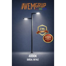 3 Metre Dekoratif Petrol Bahçe Aydınlatma Direği