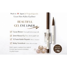 Beautiful Beautıful Gel Eye Liner Cacao Brown – Japon Jel Teknolojili Uzun Süre Kalıcı Kahverengi Eyeliner