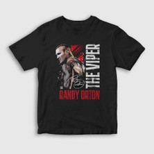 Presmono Unisex Çocuk Siyah The Viper Wwe Randy Orton T-Shirt