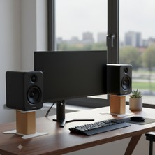 Clue Design Premium Çift Hoparlör Standı -Hoparlör Yükseltici Stand