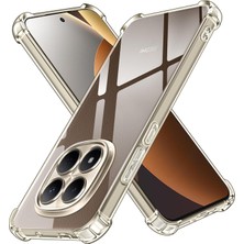 Case World Caseworld Xiaomi Redmi Note 15 Pro Plus ile Uyumlu Kapak Kamera Korumalı Airbag Antishock Köşe Korumalı Şeffaf Silikon Kılıf