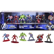 JADA 9335006314R01 Marvel Avengers Diorama Pack Die-Cast Nano Collectible Figures 6 Lı Set