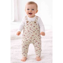 Eğlenceli Desen Bebek Salopet Seti