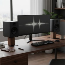 Clue Design Premium Çift Hoparlör Standı -Hoparlör Yükseltici Stand