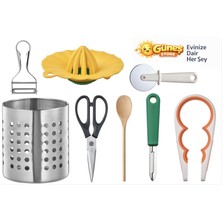 IKEA Güneş Store's Profesyonel Mutfak Yardımcıları Seti — Organizer + Kesim + Hazırlık + Servis 8'li