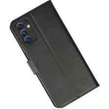 Azrlya Newface Samsung Galaxy A04S Kılıf Trend S Plus Kapaklı Kılıf - Siyah