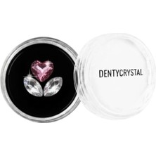 Generic Dentycrystal Diş Pırlantası Lale Devri Desenli Pembe-Beyaz (Avusturya Kristallerinden Oluşturulmuş Özel Set )