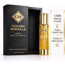 Golden Miracle Bitkisel Saç Bakım Yağı&Serum-Saç Dökülme Karşıtı+Hızlı Uzatma+Parlaklık&Yoğun Onarım