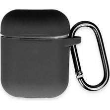 Dukkanıum Newface Airpods 2 (2.nesil) Hang Kılıf - Siyah