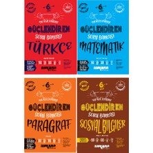 Ankara Yayıncılık 6. Sınıf Türkçe + Matematik + Paragraf + Sosyal Güçlendiren Soru Bankası