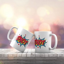 Asilmeydan Pop Art Serisi- Idiot Hediyelik Kupa Bardak