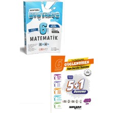 Günay Yayınları 6. Sınıf Bumerang Matematik Etkinlikli Kitap + Ankara Yayıncılık 5+1 Deneme Seti (5 Sarmal 1 Genel Deneme)