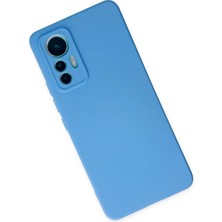 Dukkanıum Newface Xiaomi Mi 12 Lite Kılıf Nano Içi Kadife Silikon - Mavi