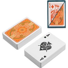 Weather Forecast Kırmızı Pvc Plastik Su Geçirmez Iskambil Poker Oyun Kağıdı RD60KR