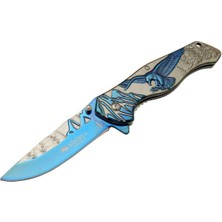 Haps Bugs Cravus Sibirya Kartallı Çakı Blue S-2099L 20,5 cm