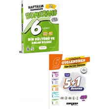 Günay Yayınları 6. Sınıf Bumerang Din Kültürü 32 Haftalık Deneme + Ankara Yayıncılık 5+1 Deneme Seti (5 Sarmal 1 Genel Deneme)