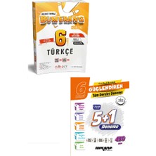 Günay Yayınları 6. Sınıf Bumerang Türkçe Etkinlikli Kitap + Ankara Yayıncılık 5+1 Deneme Seti (5 Sarmal 1 Genel Deneme)