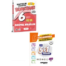 Günay Yayınları 6. Sınıf Bumerang Sosyal 32 Haftalık Deneme + Ankara Yayıncılık 5+1 Deneme Seti (5 Sarmal 1 Genel Deneme)
