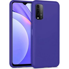 Dukkanıum Newface Xiaomi Redmi 9t Kılıf Nano Içi Kadife Silikon - Mor