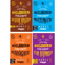 Ankara Yayıncılık 6. Sınıf Matematik + Fen + Sosyal + Paragraf Güçlendiren Soru Bankası