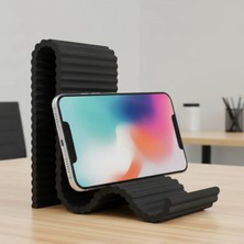 Usin Siyah Çok Pozisyonlu Kullanılabilir Cep Telefonu Tablet Tutucu -Cep Telefonu Tutacağı Standı US-T001