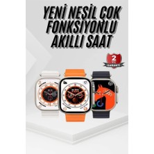 Dukkanıum 2025 Model Akıllı Saat Kordon Hediyeli Çağrı Cevaplama Uzun Pil Süreli Android Ios Uyumlu