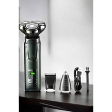 Dukkanıum Yüksek Performanslı 3 Başlıklı Profesyonel Tıraş Makinesi