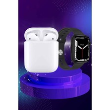 Dukkanıum 2025 Model Akıllı Saat ve 2.nesil Tws Bluetooth Kulaklık Anc Özelliği Amoled Ekran