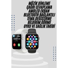 Dukkanıum Akıllı Saat Yeni Nesil Android ve Ios Uyumlu Titreşim Modlu Alarm Kronometre