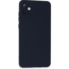 Dukkanıum Newface Samsung Galaxy A05 Kılıf Nano Içi Kadife Silikon - Lacivert