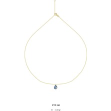 Bolek Jewellery Minimal Damla Taş Kolye