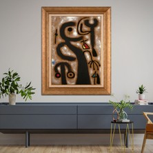 Giyense Altın Varaklı Çerçeveli Paspartulu Tablo RDF867