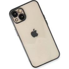Dukkanıum Newface Iphone 13 Kılıf Razer Lensli Silikon - Siyah