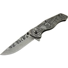 Haps Bugs Cravus Sibirya Kartallı Çakı Eskitme S-2099 20,5 cm