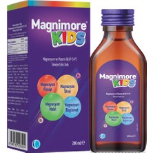Magnimore Kids Magnezyum & Vitamin B6 200 ml - Dezenfektan Hediyeli (%72 Alkol)