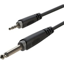 Olinea Roxtone Rx K13501 3.5 mm Stereo Erkek / Mono Gitar Erkek 1 Metre Ara Kablo