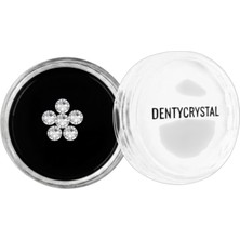 Generic Dentycrystal Diş Pırlantası Papatya Desenli Beyaz (Avusturya Kristallerinden Oluşturulmuş Özel Set )
