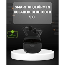 Dukkanıum Yapay Zeka Destekli Bluetooth Kulaklık Anlık Çeviri ve Gürültü Engelleme