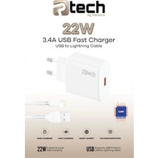 Ptech PND-CH01L 22W 3.4A Lightning Gan Hızlı Şarj Aleti