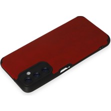 Dukkanıum Newface Samsung Galaxy A05S Kılıf Loop Deri Silikon - Kırmızı