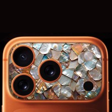 Senada iPhone 17 Pro Tam Kaplayan Kamera Çerçeve Koruyucu Desenli Baskılı - Pırıl