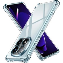 Caseart Xiaomi Redmi Note 15 Pro 5g ile Uyumlu Kapak Kamera Korumalı Airbag Antishock Köşe Korumalı Şeffaf Silikon Kılıf