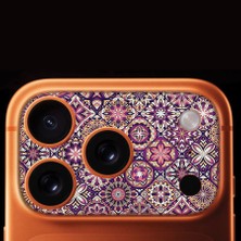 Senada iPhone 17 Pro Tam Kaplayan Kamera Çerçeve Koruyucu Desenli Baskılı - Padişah