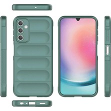 Dukkanıum Newface Samsung A36 Kılıf Optimum Silikon - Koyu Yeşil