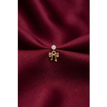 Zarif Zirkon Taşlı Renkli Sallantılı Fiyonk Detay Tragus Helix Çelik Piercing