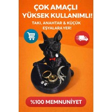 Sevimli ve Havalı 3D Baskı Köpek Bulldog Takı ve Anahtarlık Standı